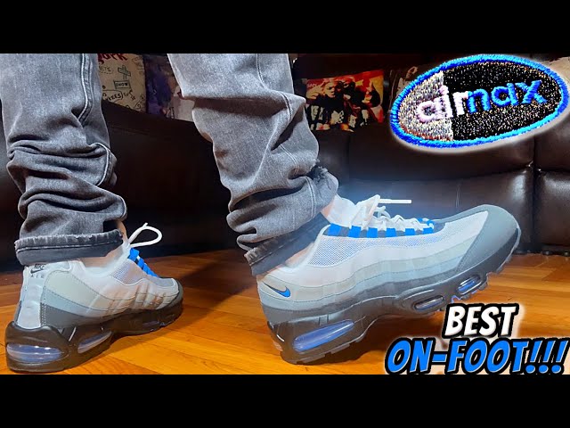 Nike Air Max 95 'BLUE SPARK' Review & BEST On Foot!! - YouTube