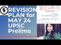 Stop Wasting Time! Follow This Final Revision Plan for UPSC Prelims - MAY 24