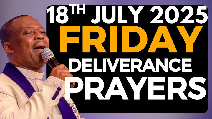 DECREE FRIDAY MIDNIGHT DELIVERANCE || DR. D.K. OLUKOYA