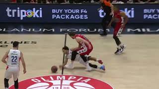 Shane Larkin  Vasilije Micic Aanadolu Efes izle video Armani Milan   EUROLEAGUE PLAYOFF 19 04 2022