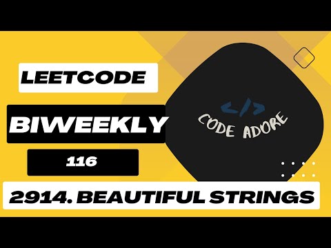 2914. Minimum Number of Changes to Make Binary String Beautiful | Leetcode Biweekly 116 | C++