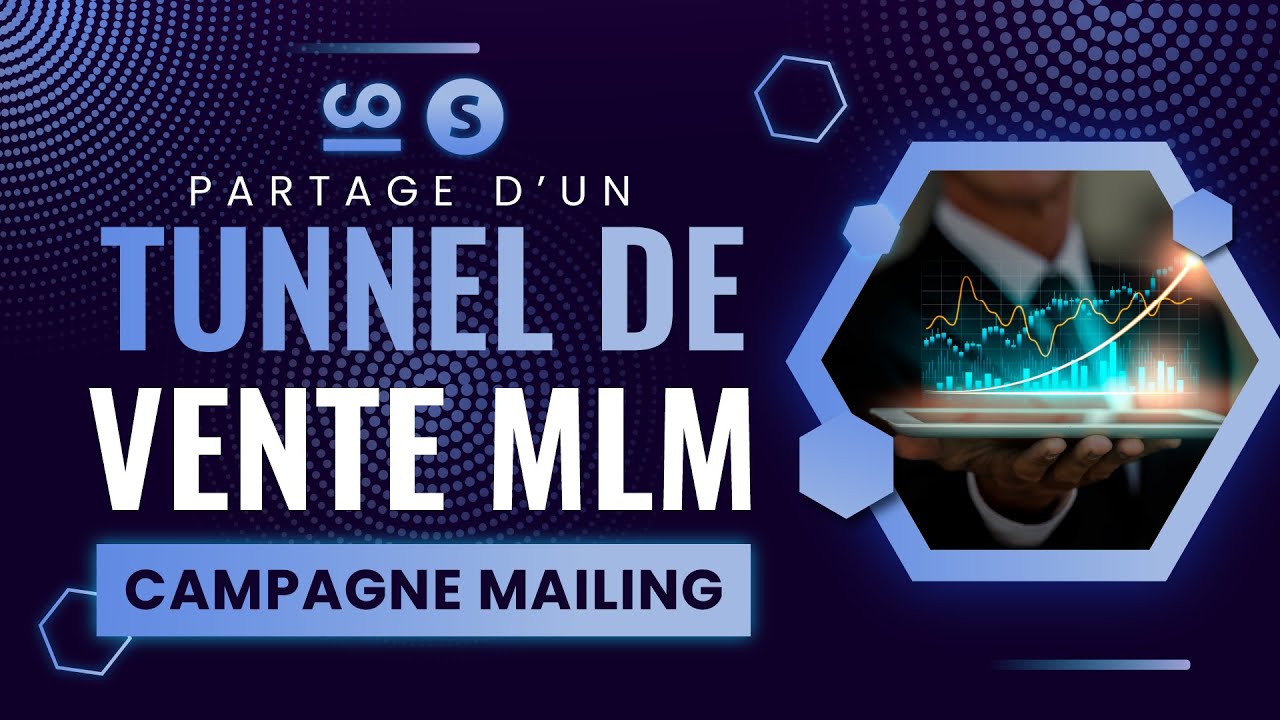 vous partager un tunnel de vente MLM et une séquence mail sur Systeme.io