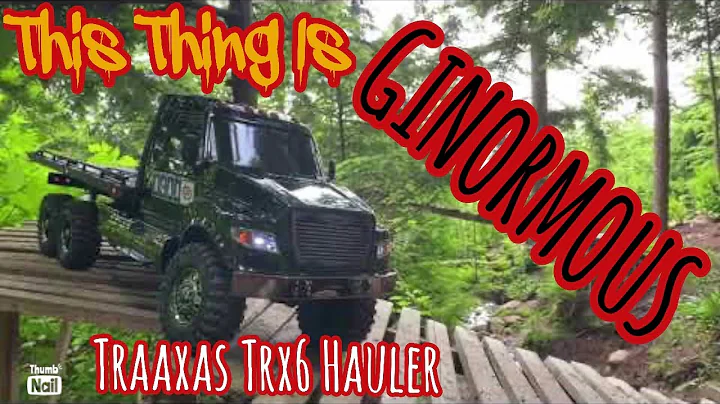 The new Traaxas TRX6 Flatbed Hauler is HUGE compared to the TF2 SWB!! RC4WD, TAMIYA, Traaxas TRX6