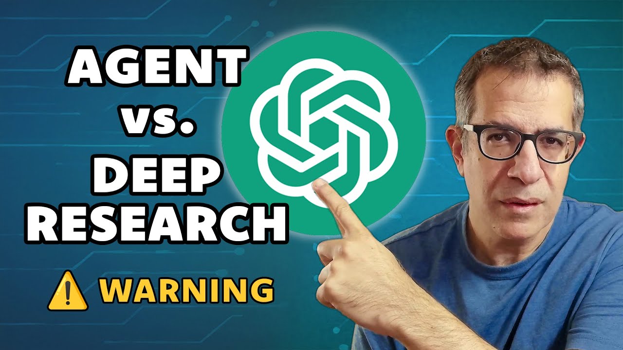 How to Use ChatGPT Agent vs. Deep Research - YouTube