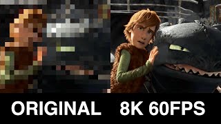 How to Train your Dragon (2010) in 8K 60FPS (Upscaled by Artifical Intelligence)