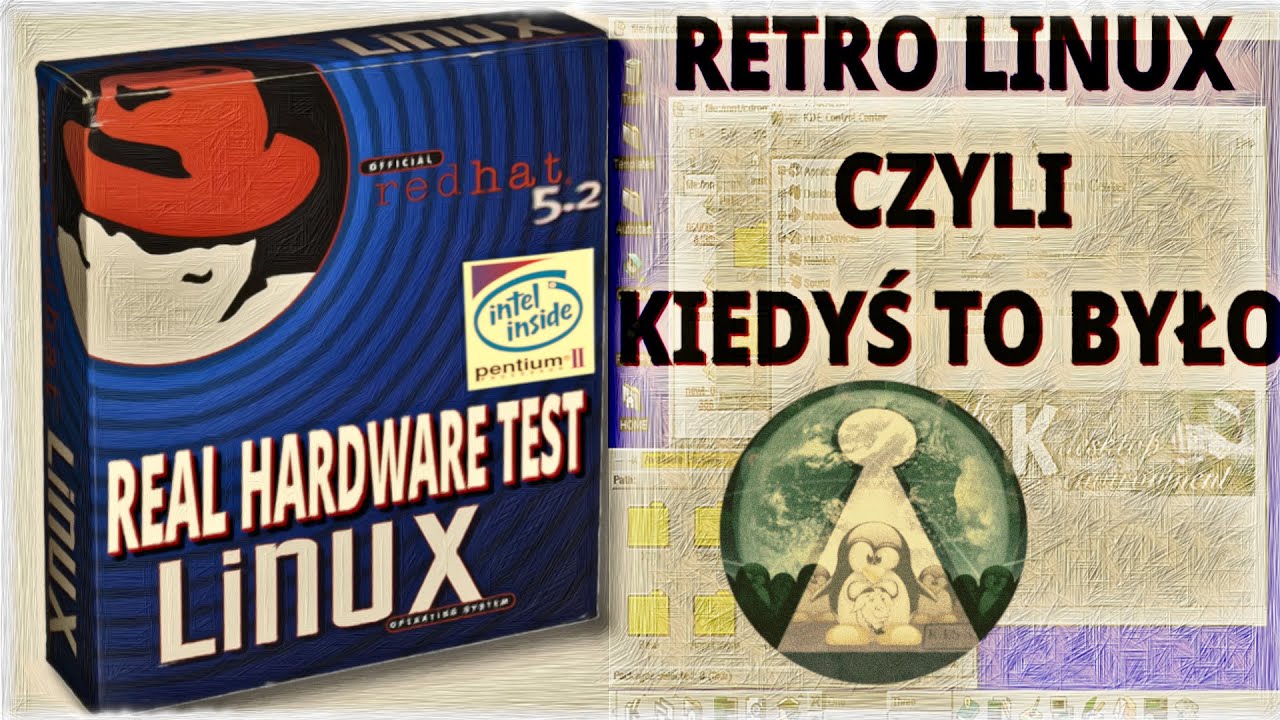 RETRO VINTAGE Linux RED HAT Linux 5.2 Real hardware Pentium II 333 Mhz ...