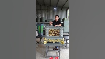 Cách sơn chậu cảnh giả đá bằng màu xanh ngọc #khuonchau #diy #khuonchautienyen