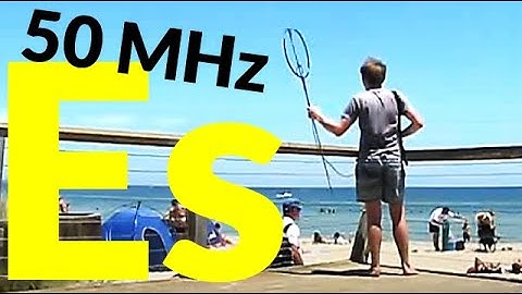 The SummerLoop: Portable mag loop for 15 - 6 metres (Part 2 - on air six metres)