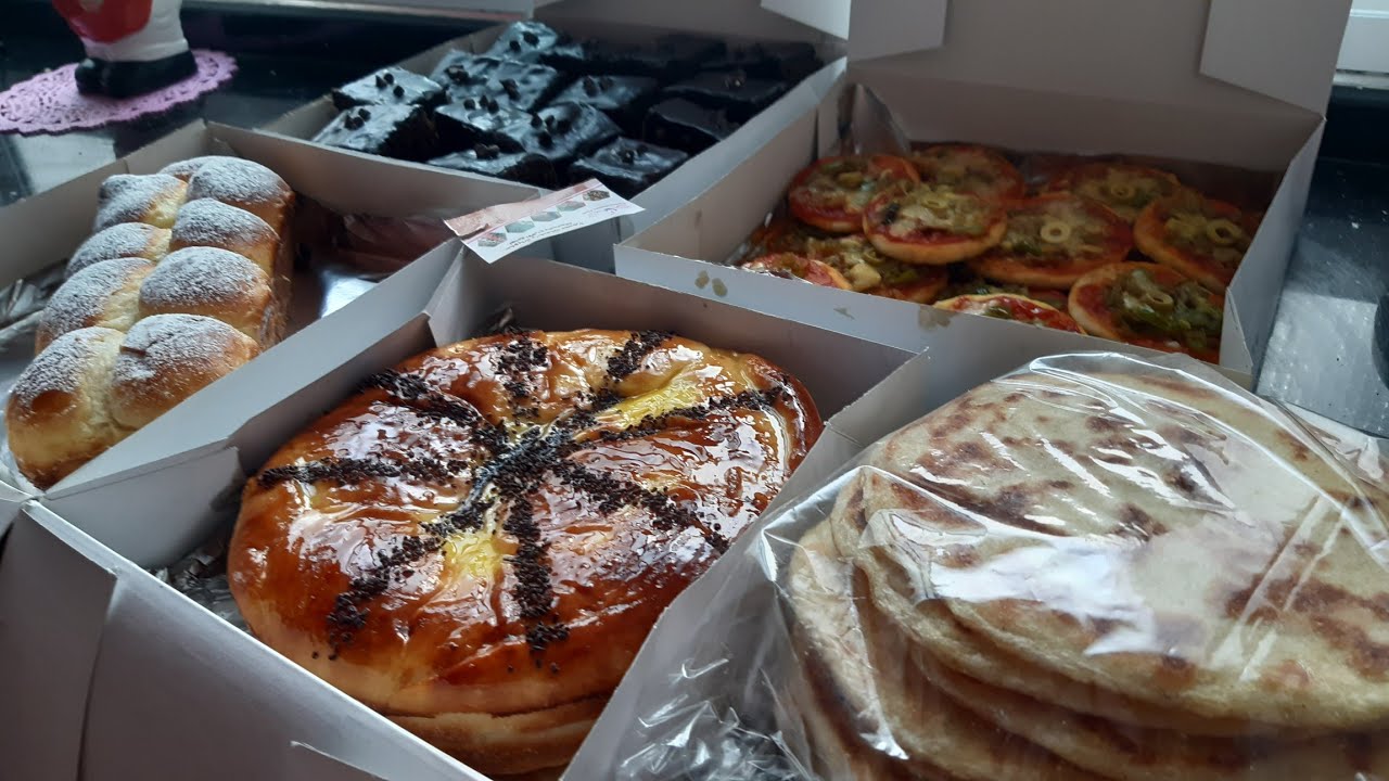 روتين طلبية متنوعة💪كيكتي المشهورة فالطلبيات+نوعين من البريوش بخليط 1+ميني بيتزا+ملوي مع الكمية و 💰