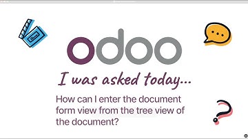 How can I enter the document form view from the tree view