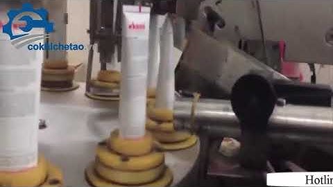 Máy chiết rót hàn mép tuýp bán tự động - Máy chiết kem đánh răng, chiết tube đóng miệng, mỹ phẩm
