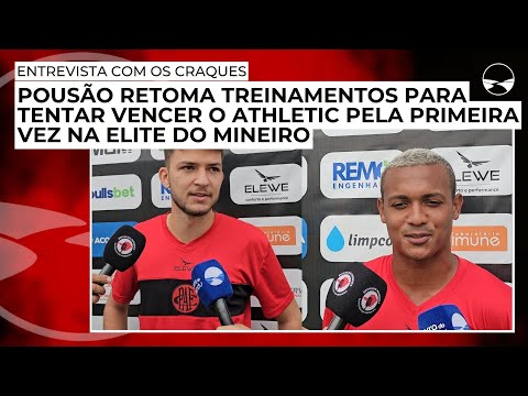 Pousão retoma treinamentos para tentar vencer o Athletic pela primeira vez na elite do Mineiro