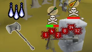 Sending Hail Mary's with the Granite Maul at Black Chinchompas