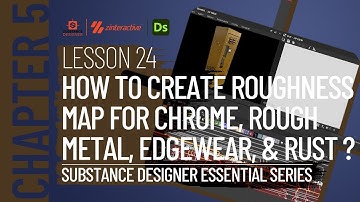 Roughness Map for Chrome, Rough Metal, Edgewear, and Rust | Lesson 24 | Chapter5| Substance Designer