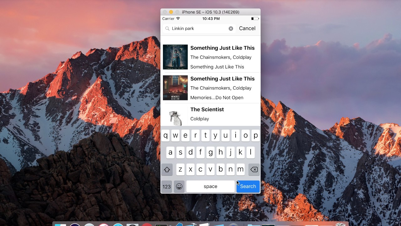 Demo Search Bar Pada iOS - YouTube