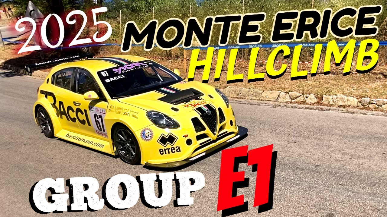 2025 Monte Erice Hillclimb | Most Powerful Engines Sound Group E1 (Lancia, Peugeot, Alfa Romeo, VW)