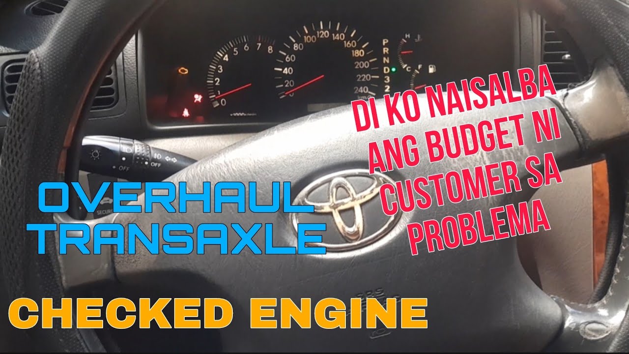 🛑P0500 || Toyota Corolla Altis 2004 ■ Overhaul transmission na ang hatol.
