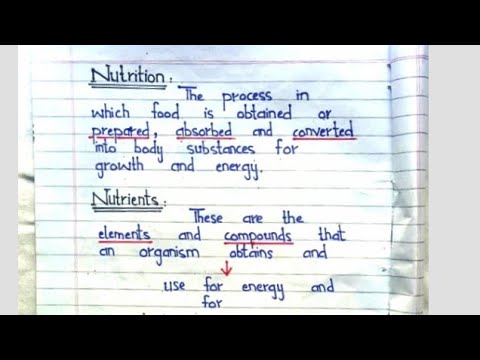 what is the difference between nutrition and nutrients essay