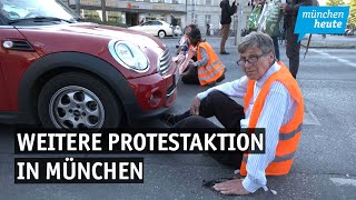 Klimakleber - weitere Protestaktion in München
