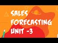 MBA || SALES FORECASTING || MARKETING ANALYTICS UNIT-3 COMPLETE TOPIC #marketing #aktumba #aktuexam