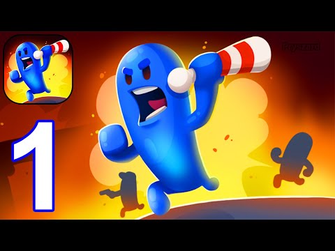 Jelly Squad - Gameplay Walkthrough Part 1 Blob Jelly Merge Battle Game All levels 1-24 (iOS, Android
