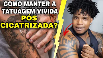 O que é bom para deixar a tatuagem mais brilhosa?