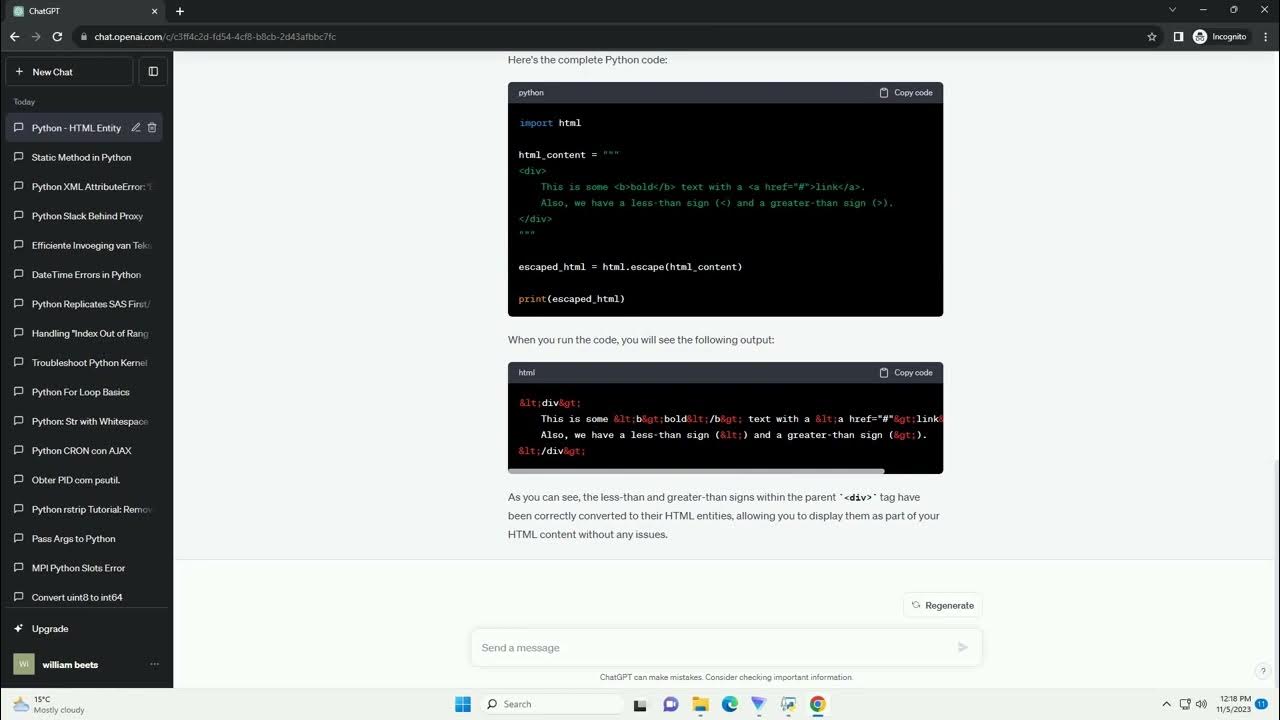 How to use python to convert less than and more than signs to entities ...