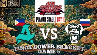 FINAL LOWER BRACKET | AFK MASTERS CUP S1 | AURORA PH Vs VERSO TIME | GAME 5 screenshot 5