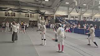NEUSFA 2026 Pomme De Terre senior women's saber. Pool bout vs Joy Gong.