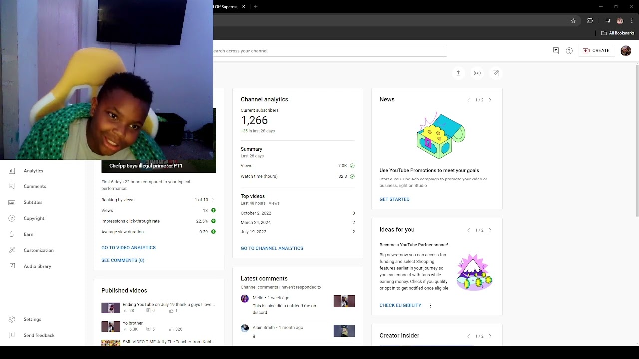 Chefpp buys illegal prime ￼ PT2 but not the video