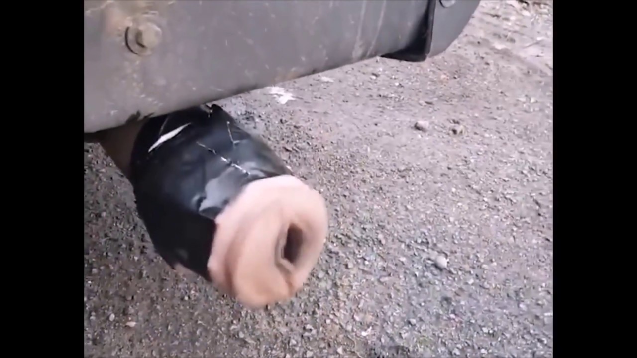 This is what your fart can exhaust really looks and sounds like! - YouTube