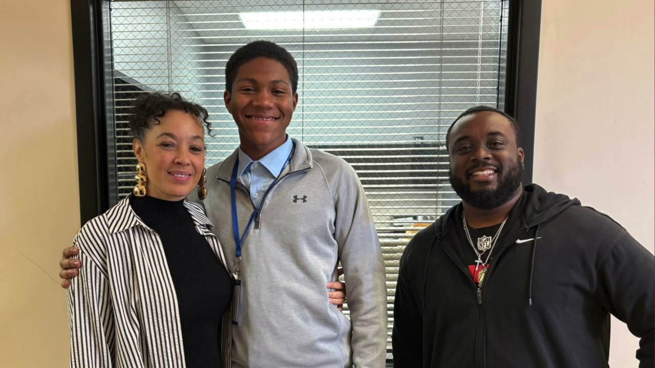 High school student is happy with the support he received from Full Employment Council.