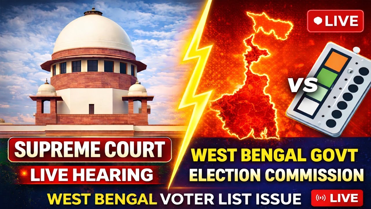 WB SIR বিতর্ক: সুপ্রিম কোর্ট || supreme court live hearing