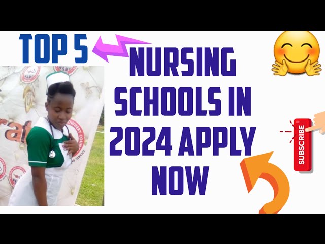 2024 TOP 5 NURSING SCHOOLS: Choose & Admission Is Assured_Even With Weak Grades_ Dir. Micky class=