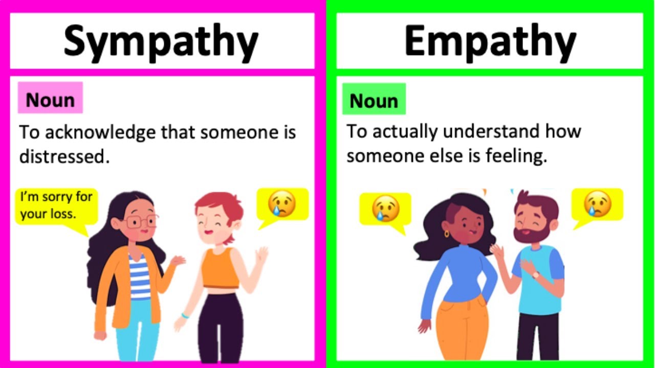 SYMPATHY vs EMPATHY 🤔., What's the difference?