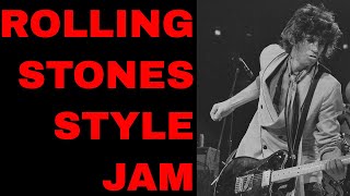 Video thumbnail of "Rolling Stones Style Guitar Backing Track | Gimme Shelter Jam (C# Minor)"