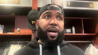 Marcell Ozuna, Pirates, on contributing to a 9-1 win