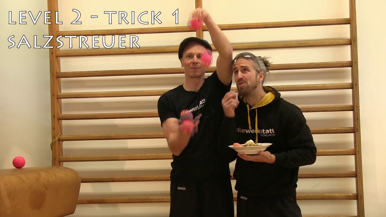 Jonglieren Tutorial: Tricks mit drei Bällen - Teil 3 - YouTube