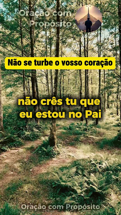 Não se Turbe o vosso coração | João 14:1-15 | #shorts #jesus #fé  #promessa #ansiedade #paz #deus