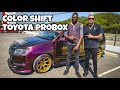 Color shift toyota probox creating a buzz in the streets