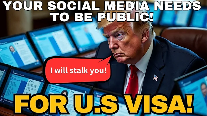 NEW US VISA RULE 2025: YOUR SOCIAL MEDIA MUST BE PUBLIC! (F/M/J Visa Update)