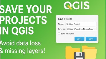 005 Hoe QGIS-projecten opslaan | Uw GIS-werk beheren en organiseren