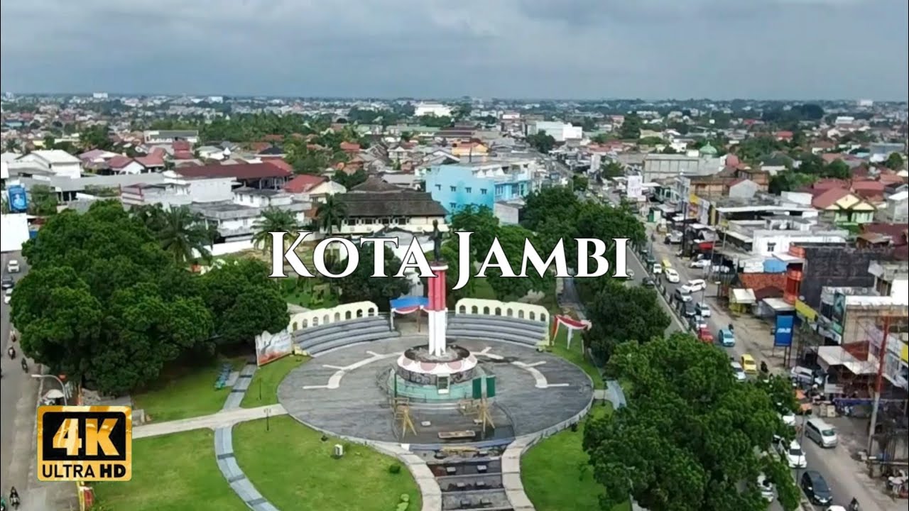 Kota Jambi, Provinsi Jambi Indonesia 🇮🇩 By Drone Footage 