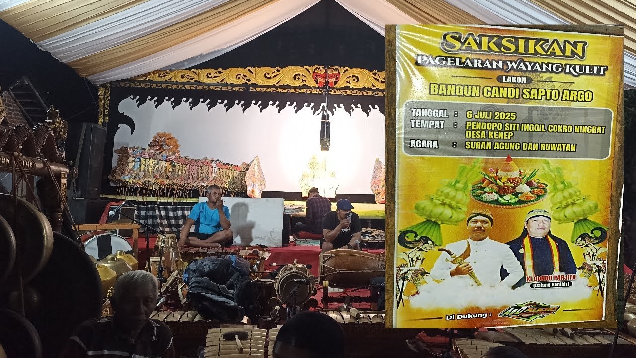 SURAN AGUNG ds. Kenep loceret nganjuk Bersama wayang kulit ki Gondo Parjito ( Dalang Kenthir )