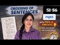 Master S1-S6 in minutes|Ordering of sentences made easy