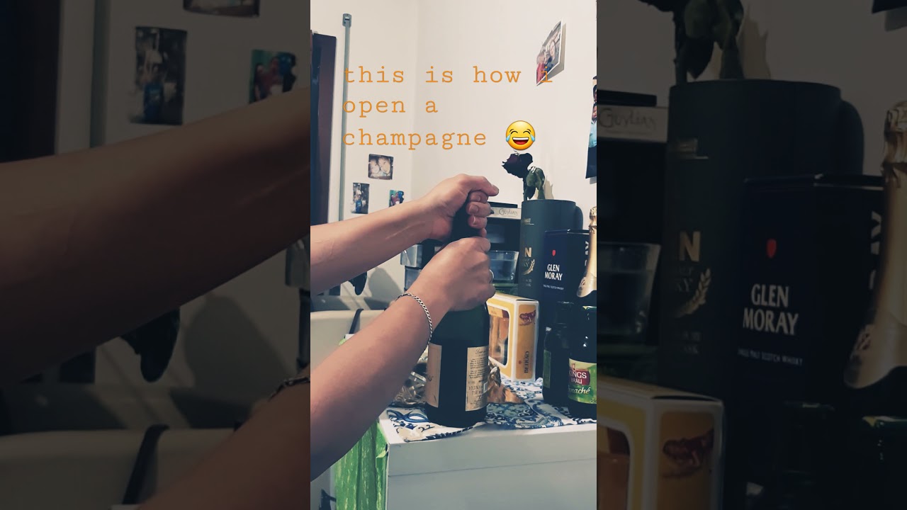How to open a champagne bottle (without exploding )  