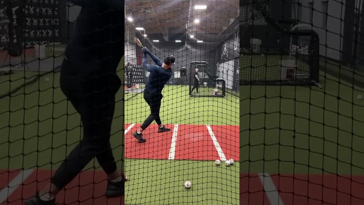 *Hits the last ball Him: “That might be the hardest ball I’ve ever hit” Me: “Anybody can do it onc