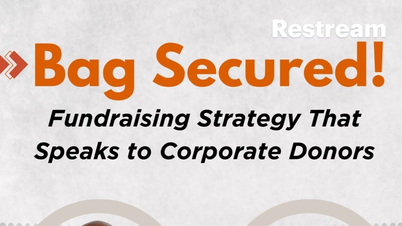 Bag Secured!!  - OUCAN, CML, and Capacity Catalyst