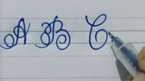 How to Write Cursive Handwriting with Pen | Neat & Clean Writing | Cursive Calligraphy Practice |