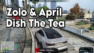 April Confronts Zolo about liking Raymond | Tea on Zaceed, September, Ramee & more! | NoPixel 4.0